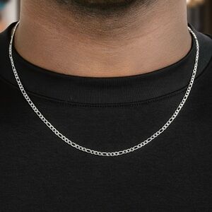 3mm Figaro Chain stainless steel